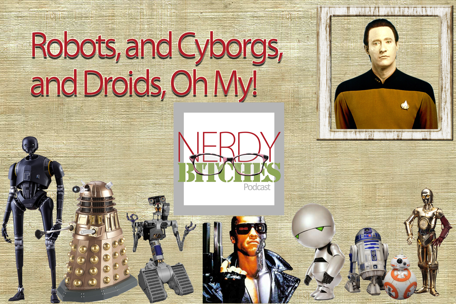 Robots and cyborgs and droids oh my