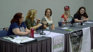 Women in Podcasting panel