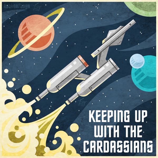 Keeping up with the Cardassians podcast logo